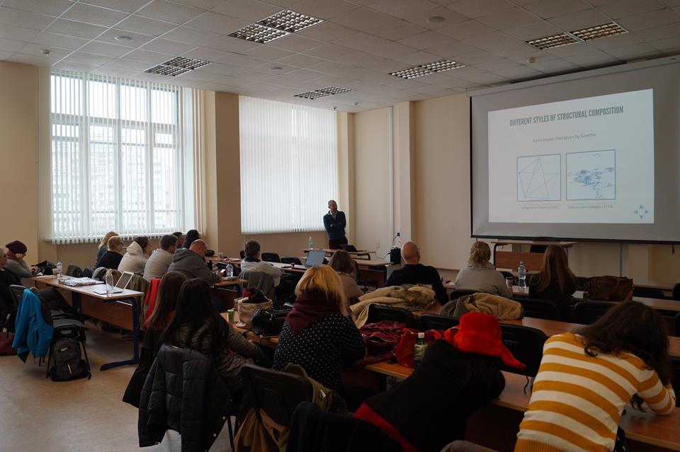 Students and lecturers from the University of Klagenfurt at Frank Fischer’s lecture